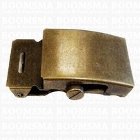 Buckle with rol 25 mm colour: L.Bronze (ea)