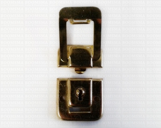 Case clasps gold key included (per pair) 46×32 mm - pict. 3