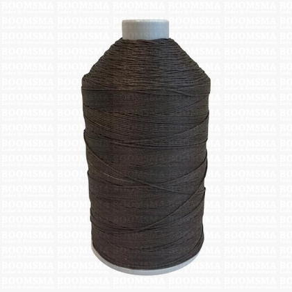 Coats Terko Satin thread dark brown Tkt 008 Tex 300 ('Thick' like 11/3 nylon thread), 1.000 meters   - pict. 1