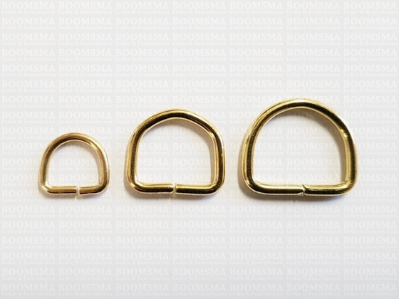 D-ring unwelded gold - pict. 5