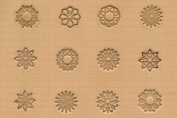 Floral set or Geometric set size 13 × 13 mm (per set) - pict. 2