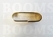 Keeper wide rounded gold feed-through 30 mm (per 10 pieces) - pict. 2