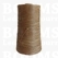 Neverstrand waxed nylon thread (6) 250 gram dark natural 250 gram approx. 600 meter, THIN (6) - pict. 1