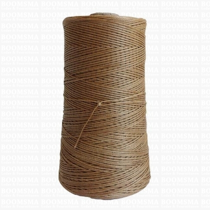 Neverstrand waxed nylon thread (6) 250 gram dark natural 250 gram approx. 600 meter, THIN (6) - pict. 1