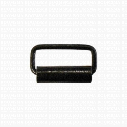 Rectangle loop with roller black lacquer 20 mm (ea) (7 mm height) - pict. 1