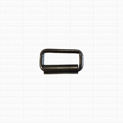 Rectangle loop with roller nearly black 16 mm (ea) (7 mm height) - pict. 1