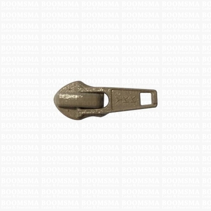 Zipper pullers for nylon zipper (teeth 6 mm) beige  Schuiver voor nylon yyk rits 6 mm spiraal (10 st.) - pict. 1
