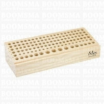 Tool rack for stamps Wooden rack (33 × 13 cm) 97 stamps