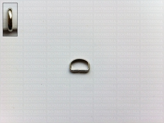 Passanten smal zilver 10 mm (per 10 st.) - afb. 2