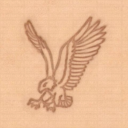 2D & 3D stamps birds & butterflies attack eagle - pict. 1
