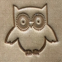 Leather stamp Owl