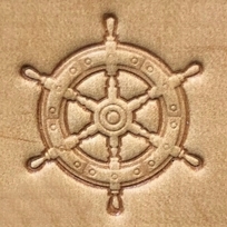 Leather stamp Rudder