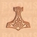 2D & 3D stamps 8676 hammer of Thor 'Mjölnir' - pict. 1