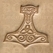 Leather stamp Mjolnir - pict. 2