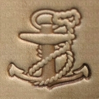 Leather stamp Anchor
