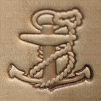 Leather stamp Anchor