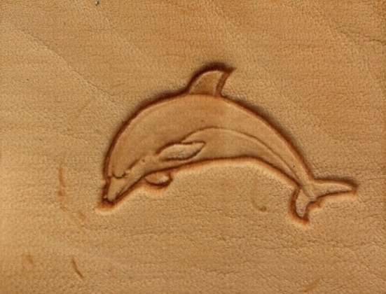 2D & 3D stamps fish, wild animals dolphin - pict. 1