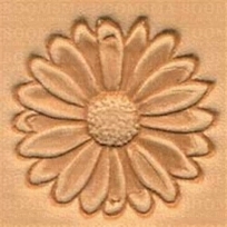 Leather stamp Daisy