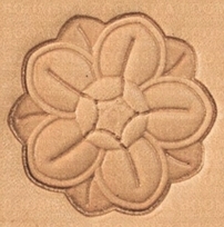 Leather stamp Rosette
