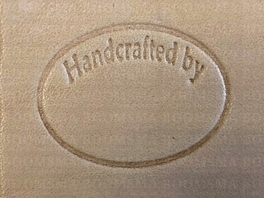 Leather stamp Handcrafted by