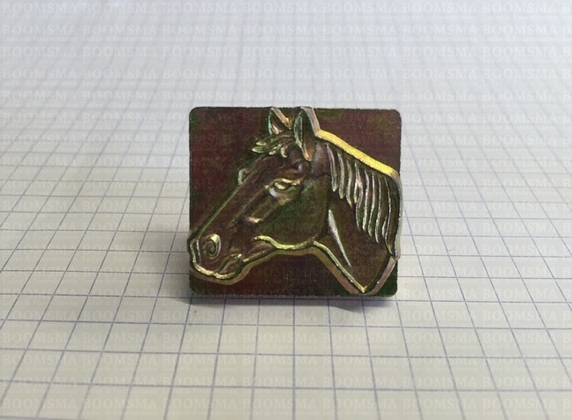 2D & 3D stamps horses & elk  Horses Head (looking right) - pict. 2