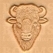 Leather stamp Bison - pict. 1