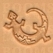 Leather stamp Lizzard - pict. 1