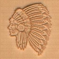 Leather Stamp Indian Chief