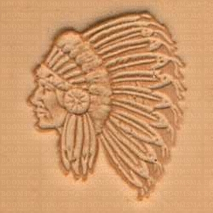 Leather Stamp Indian Chief - pict. 1