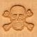 Leather stamp Skull - pict. 1