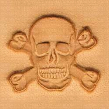 Leather stamp Skull - pict. 1