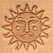 Leather stamp Sun - pict. 1