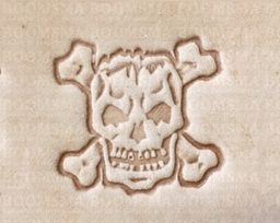 Leather stamp Skull