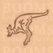2D & 3D stamps kangaroos & koalas kangaroo (jumping) - pict. 1