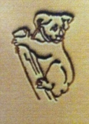 Leather stamp Koala - pict. 2
