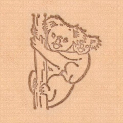 2D & 3D stamps kangaroos & koalas koala with cub - pict. 1