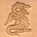 Leather stamp Dragon - pict. 1