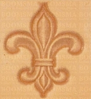Leather stamp French Lily