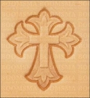 Leather stamp Cross