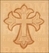 Leather stamp Cross - pict. 1