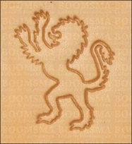 Leather stamp Lion (looking left)