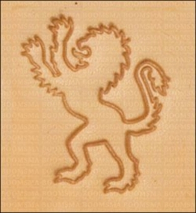Leather stamp Lion (looking left) - pict. 1