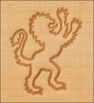 Leather stamp Lion (looking right)