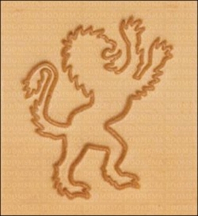 Leather stamp Lion (looking right) - pict. 1