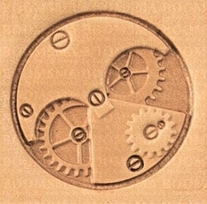 2D & 3D stamps Steam Punk watch mechanism