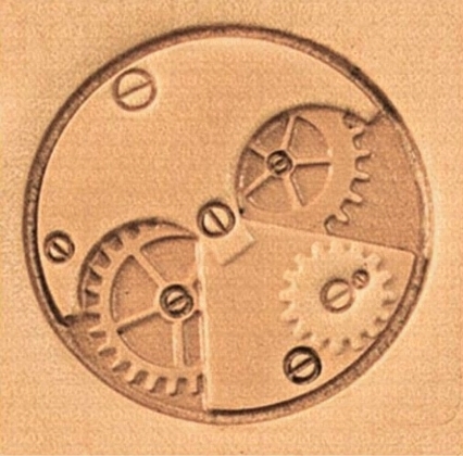 2D & 3D stamps Steam Punk watch mechanism - pict. 1