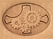 2D & 3D stamps Steam Punk oval mechanism - pict. 1