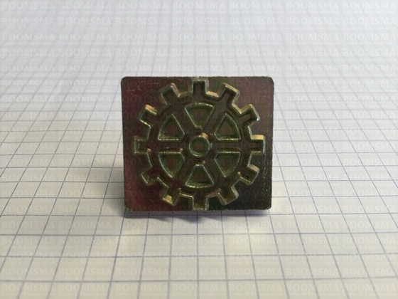 2D & 3D stamps Steam Punk gear with 6 spokes - pict. 2