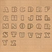 Alphabet set normal medium 18 mm (per set)
