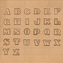 Alphabet set normal medium 18 mm (per set)